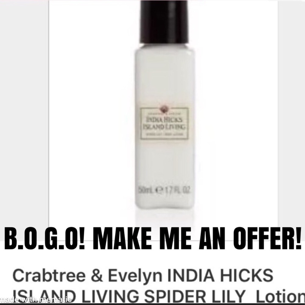 CRABTREE AND EVELYN SPIDER LILY ⭐️ LOTION ONLY ⭐️